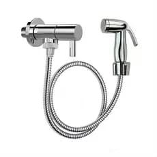 Ducha Higiênica Banheiro Completa Metal Cromado Chuveirinho Privada Intima