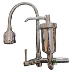 Torneira Cozinha Parede com Filtro ou sem Filtro Bica movél Flexivel Duplo Jato Luxo