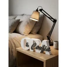 Decoração Letreiro Cristão Ora e Confia | decoração cristão | decoração