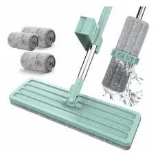 Rodo Magico Inteligente Mop 360 Graus Flexivel Azul