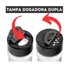 10x Tampa  De Pote de Tempero (SOMENTE TAMPA) 38mm