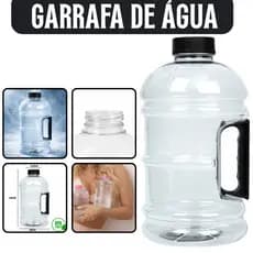 Garrafa de Água 1.8L com Alça Para Treino Viagem Academia100% Anti-Vazamentos Envio IMEDIATO