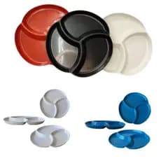 Kit 20 Petisqueira Pequena Divisória – Plástico