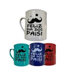 Kit 15 Caneca Personalizada - Dia dos Pais Bigode