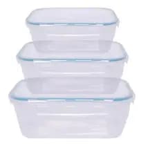 CONJUNTO 3 POTES HERMETICOS - LP HOUSE