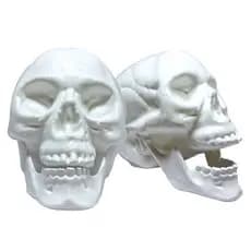 Enfeite Halloween Crânio Com Mandibula Brasilflex