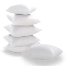 Almofada Refil Enchimento de Silicone 4 Unidades Tamanho 0,50 x 0,50 cm