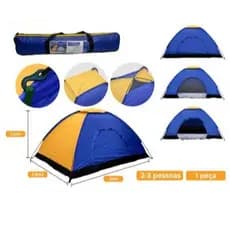 Barraca Camping  2/4 Pessoas - Barraca De Acampamento A Prova D'Água