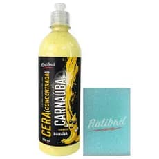 Cera Carnaúba Plus Automotiva 500ml -  Cera Liquida Brilho e Proteção