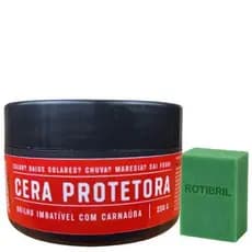 Cera de Carnaúba Pasta Automotiva - Brilho e proteção para todas as cores - 250 gramas