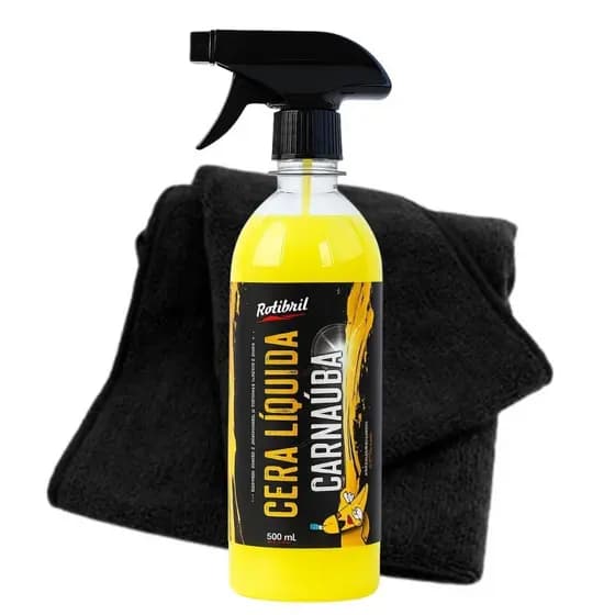 Cera Carnaúba Spray Automotivo Proteção e Brilho 500ml