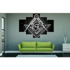 Quadro Decorativo Maçonaria Personalizado Para Sala Quarto Decoração