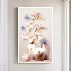 Quadro Decorativo Grande Sala Hall Quarto Escritório Cozinha Arvore flores Abstrato Grande