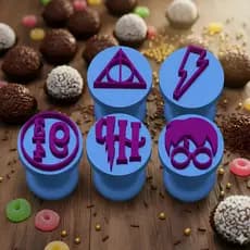 Kit 5 Carimbos  HP Filme - Carimbos para Doces-Harry