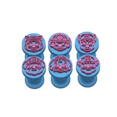 Kit 6 Carimbos Patrulha-Canina - Carimbos para Doces/Brigadeiro