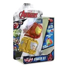 Battle Cubes Marvel Avengers Heróis Sortidos Brinquedo Colecionável Homem de Ferro Thor Hulk Capitão América