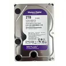 Novo WD Roxo 2TB Vigilância HDD WD20PURX 64M Cache SATA III 6.0 Gb/s 3.5 Alto-Falante CCTV NVR/DVR