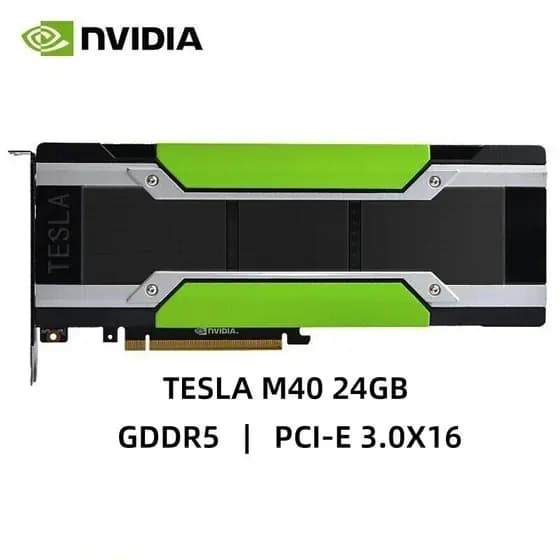 NVIDIA TESLA M40 24GB GDDR5 GPU Placa De Computação PCI-E 3.0X16 CUDA PG600 95 % Nova Gráfica