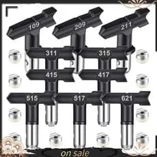 👑Dicas Bicos Airless Pretos Para Pulverizador De Tinta 109 , 213 , 311 , 315 , 413