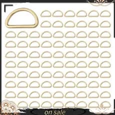 [Vendas Quentes Y] 100 Peças Fivelas Ajustáveis De Metal Com Anel D Para Mochilas , Alças , Bolsas , Coleiras Cães-Acess