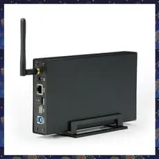 Portátil 3.5'HDD SSD Gabinete 300Mbps USB De Disco Rígido Externo Plugue Do Reino Unido