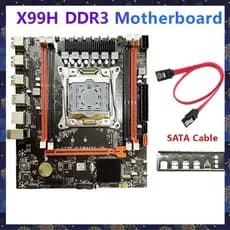 Kit De Placa-Mãe X99 DDR3 LGA2011-V3 4X DDR3 Slots De Memória M . 2 NVME Suporte E5-26XX V3 E5-2678 2696 2629 V3 CPU