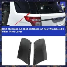 Para Explorer 2011-2014 Pára-Brisa Porta Traseira Exterior Guarnições Capa 1 Par D Pilar Guarnição Peças BB5Z-78290A61-A