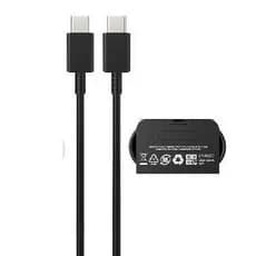 Cablo USB C + Cabo Tipo C 25W Turbo para Samsung Carregar Super Rápido