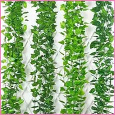 Planta decorativa trepadeira artificial flores artificiais Folha de Ivy Artificial Garland Plants decoração de casa