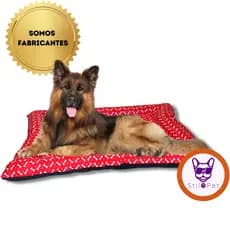 Cama Caminha Colchonete Pet 70x90 G para Cachorro Grande Porte e Gatos com Zíper Fundo Impermeável