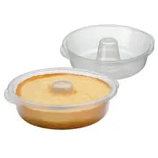 Forma Para Pudim de Pudim Banho Maria Micro-Ondas