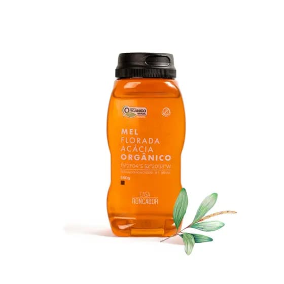 MEL ORGÂNICO FLORADA ACÁCIA 560G - CASA RONCADOR
