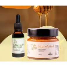 Kit - Mel Composto ImunoVital + Extrato de Própolis Verde