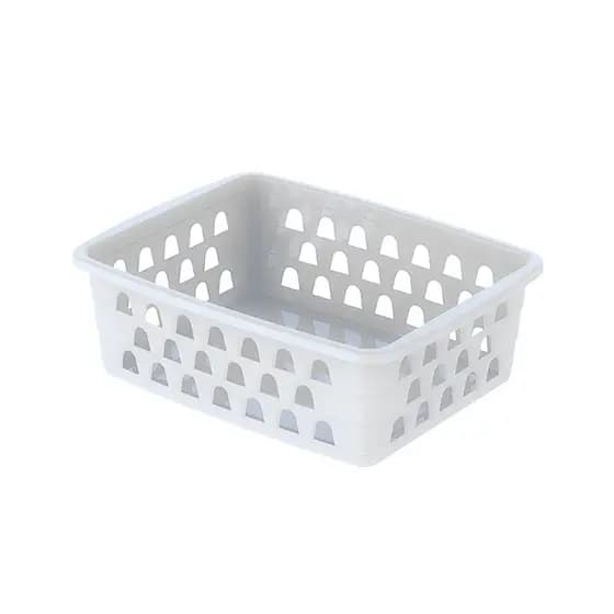 Kit Cesto Organizador Multiuso Pequeno Branco Escolha a quantidade