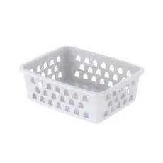 Kit Cesto Organizador Multiuso Pequeno Branco Escolha a quantidade