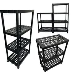 Kit 2 Estantes 3 Prateleiras e 4 Prateleiras Modular Organizadora Multiuso