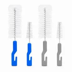 Escova Mamadeira Kit 2 Peças Bucha Lavador Limpeza Fácil