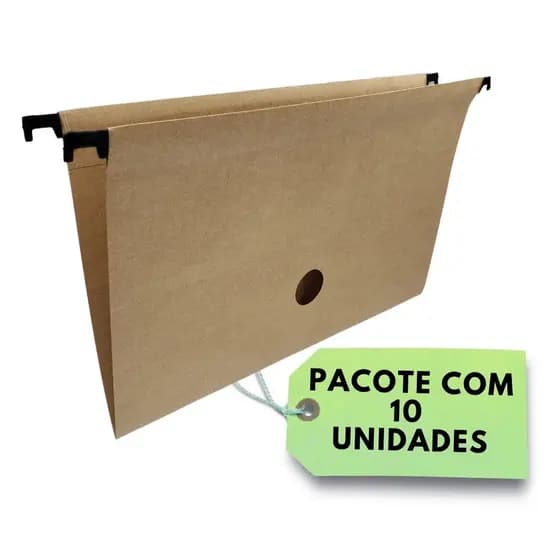 Pasta Suspensa Kraft Completa 180Gm 10 Unidades