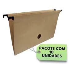 Pasta Suspensa Kraft Completa 180Gm 10 Unidades