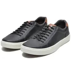 Sapatenis Masculino Solado PVC Palmilha Gel Espumado Cadarço Elastico Moda Casual Confortavel