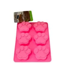 Forma Silicone de Patinhas Cachorrinho Bolo Chocolate Biscoito