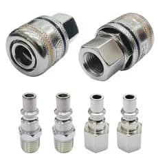 Kit Engate + Conectores Compressor 1/4 Npt - 6 Peças