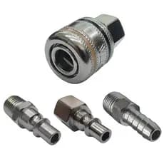 Kit Engate + Conectores Compressor 1/4 Npt - 4 Peças