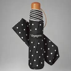 Guarda Chuva Voyagem Manual Sombrinha Resistente Bolinha Feminino Contra Vento Cabe Bolsa Leve