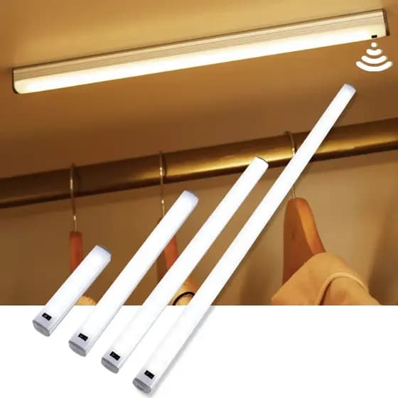 50CM  Luz LED Sem Fio sensor De Inteligente Do Guarda-Roupa Quarto De Conveniência Carregamento USB 50CM 30CM 20CM