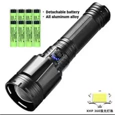 Lanterna Tática LED Laser Titanium Canhão de Luz Mais Potente B-Max BM-8552