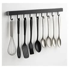 Suporte De Utensílios 12 Ganchos Porta Talher Cozinha 60cm