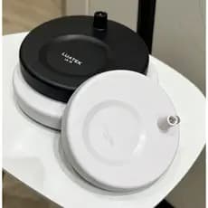 Base para Luminária de Mesa LUATEK LK-779 | Base Ponderada Estável | Branco e Preto