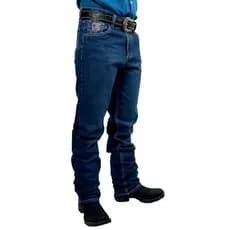 Calca Bill Way Masculina Bordado No Bolso Azul