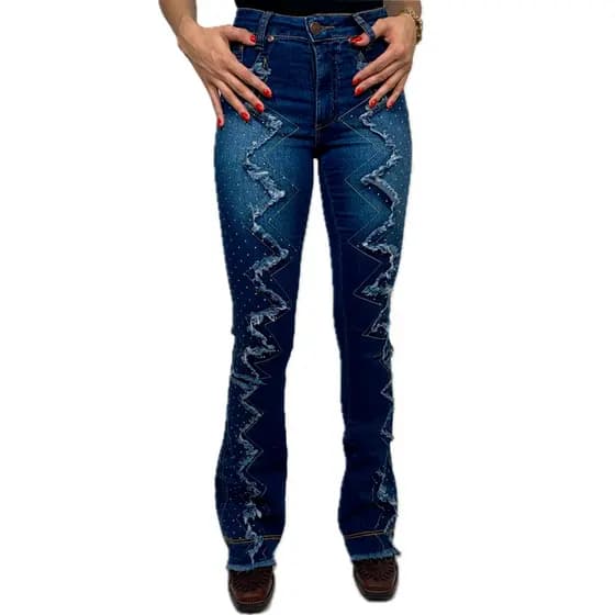 Calca Country Com Strass Feminina West Country